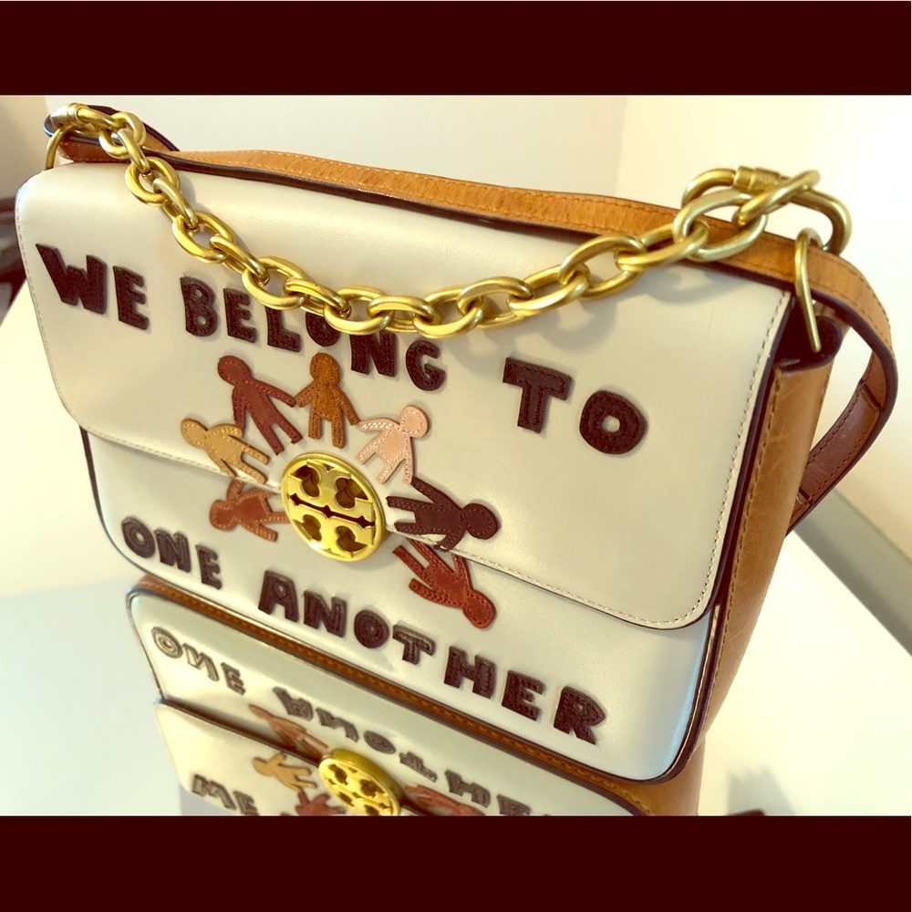 Tory Burch Leather Harmony Shoulder Bag